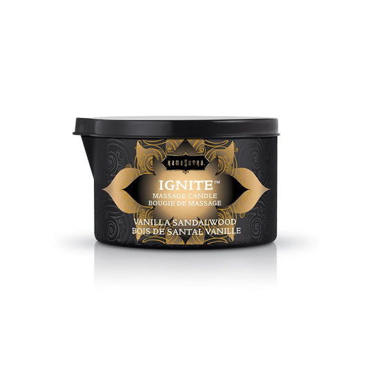 Ignite Vanilla Sandalwood Massage Candle with Coconut Oil 6 Oz > Candles > Massage
