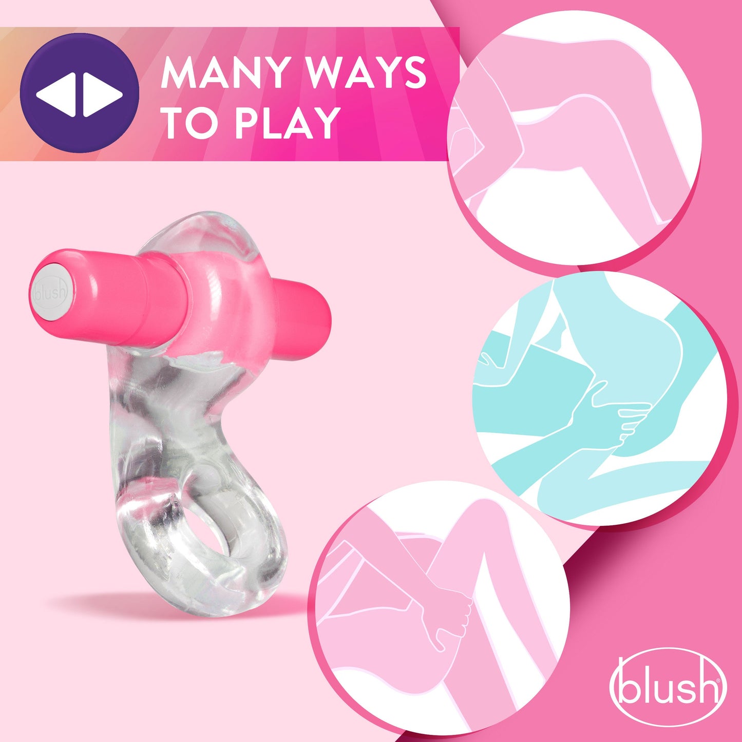 Play With Me Delight – Vibrating Cock Ring