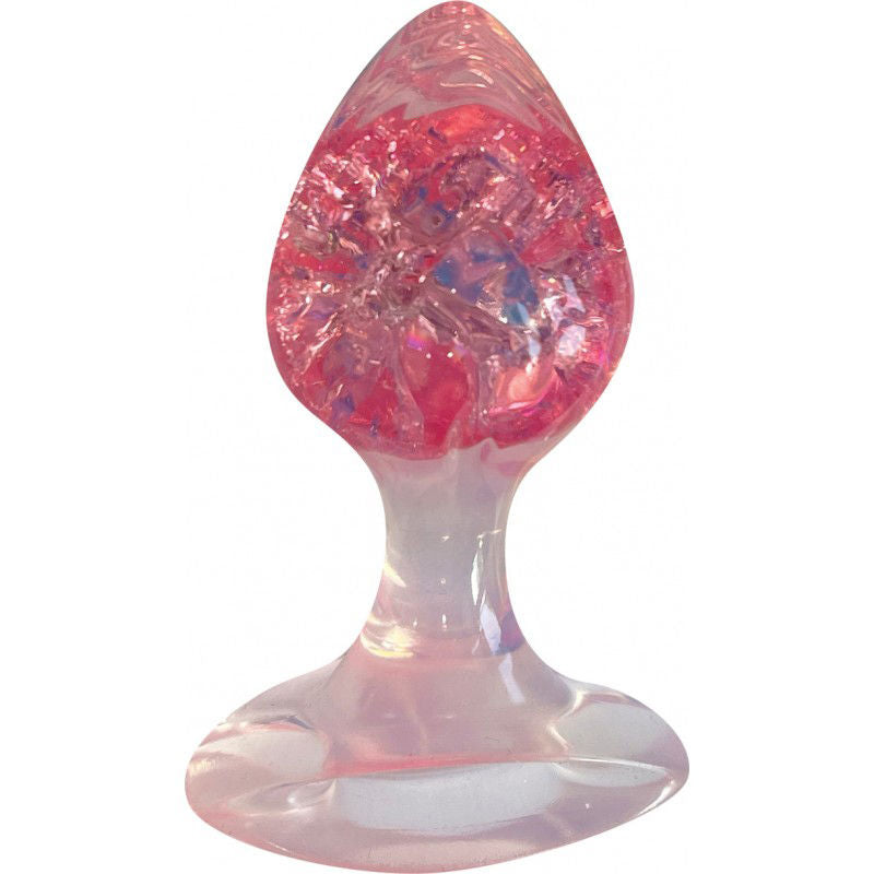 Cotton Candy Joy Gems Sapphire Butt Plug With Gemstone Design