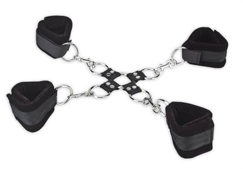 Industrial Strength 5-Piece Hogtie Set with Padded Restraints