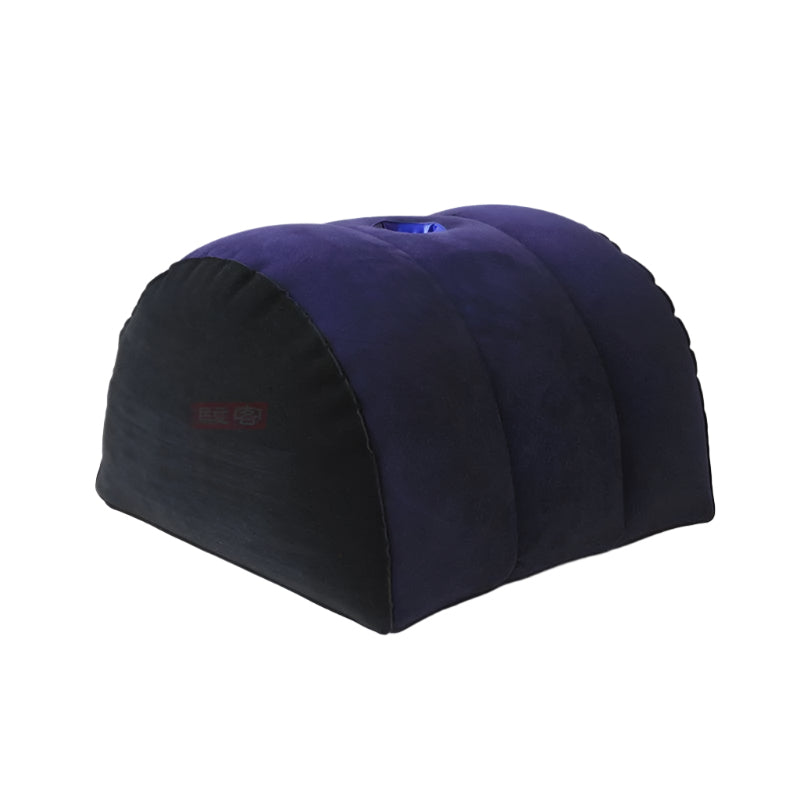 Inflatable Sex Positioning Half Dome Cushion With Toy Holder