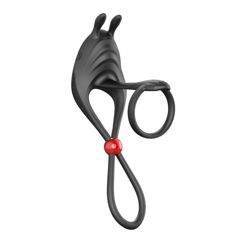 Nasstoys Cockpower (Black) – Remote-Controlled Cock Ring and Ball Cinch