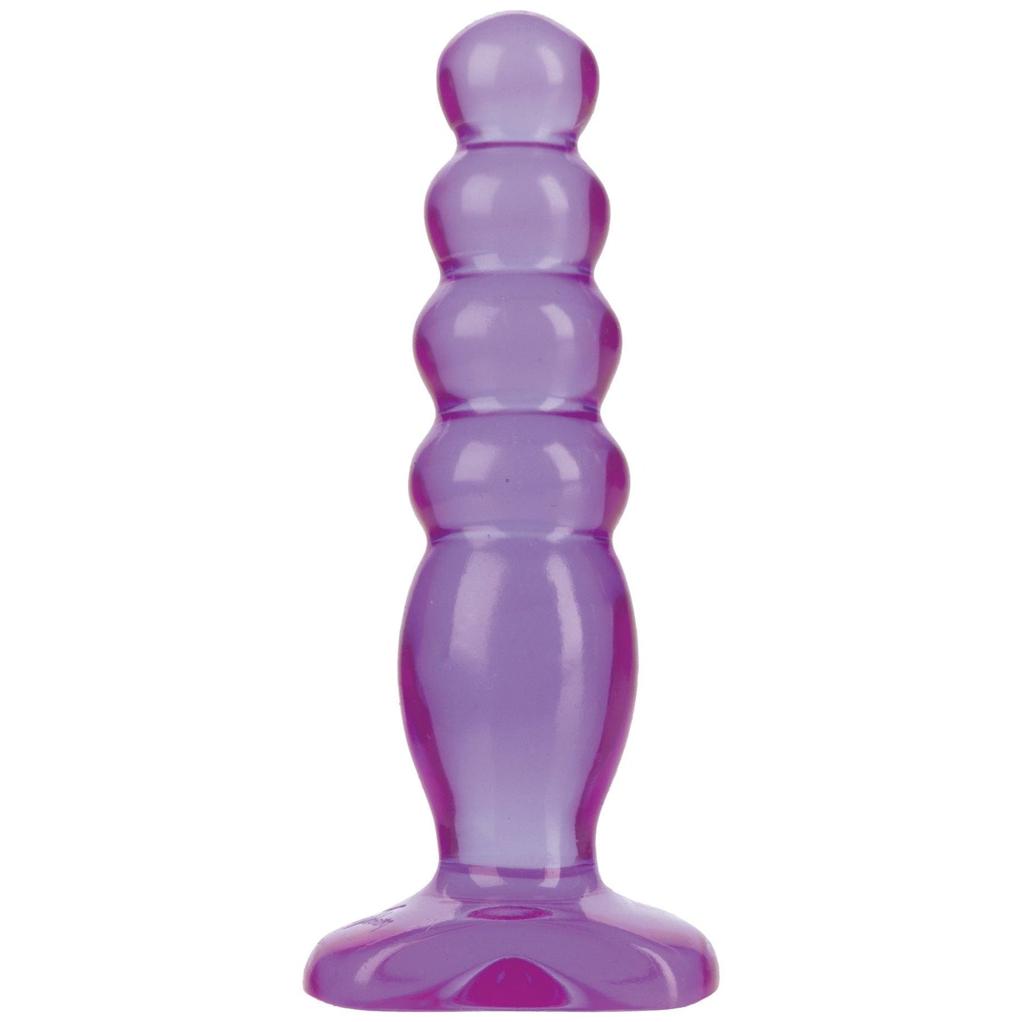 Crystal Jellies Clear Anal Plug Soft Flexible Graduated Butt Plug
