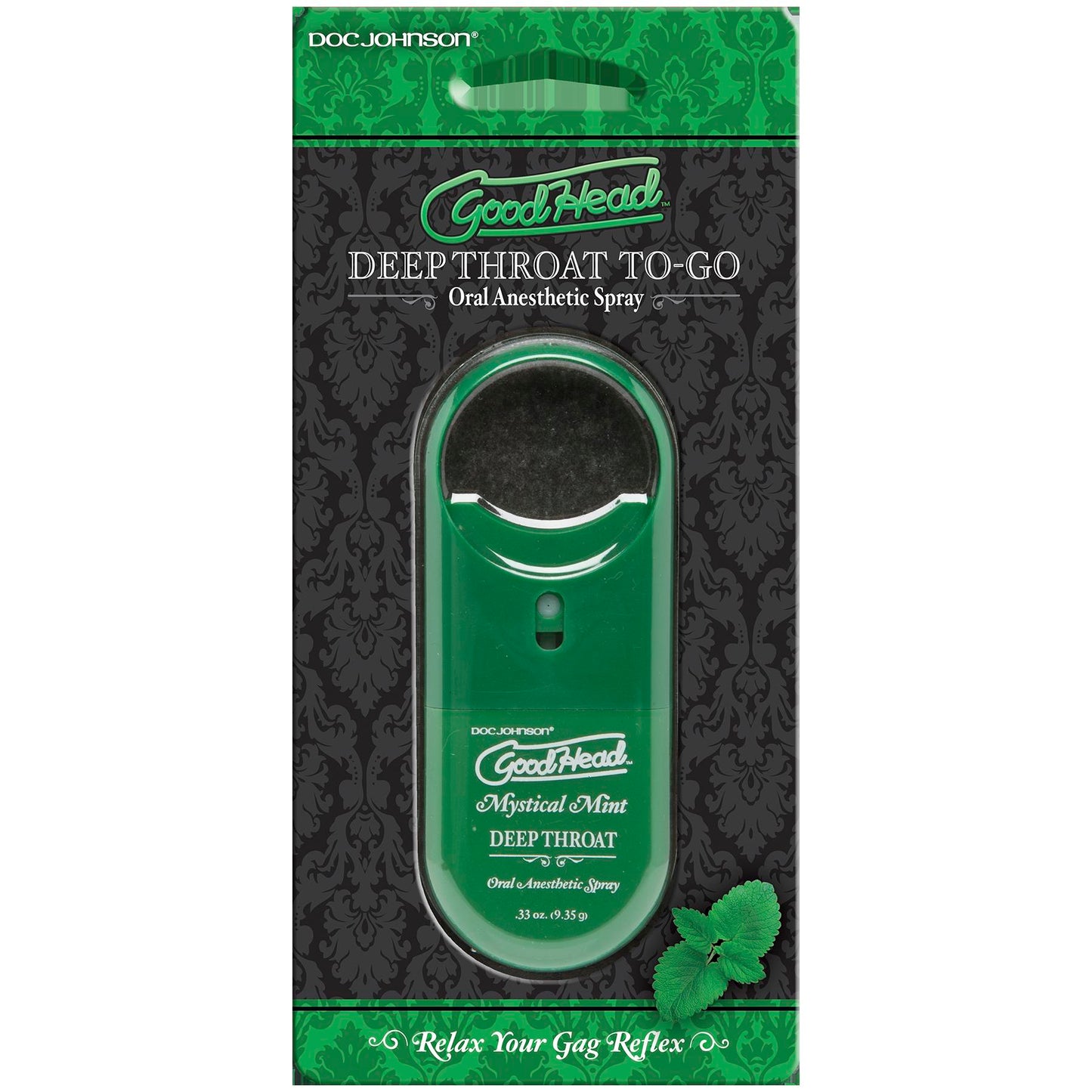 GoodHead To Go Deep Throat Spray (Mint) – 9ml Desensitizing Spray
