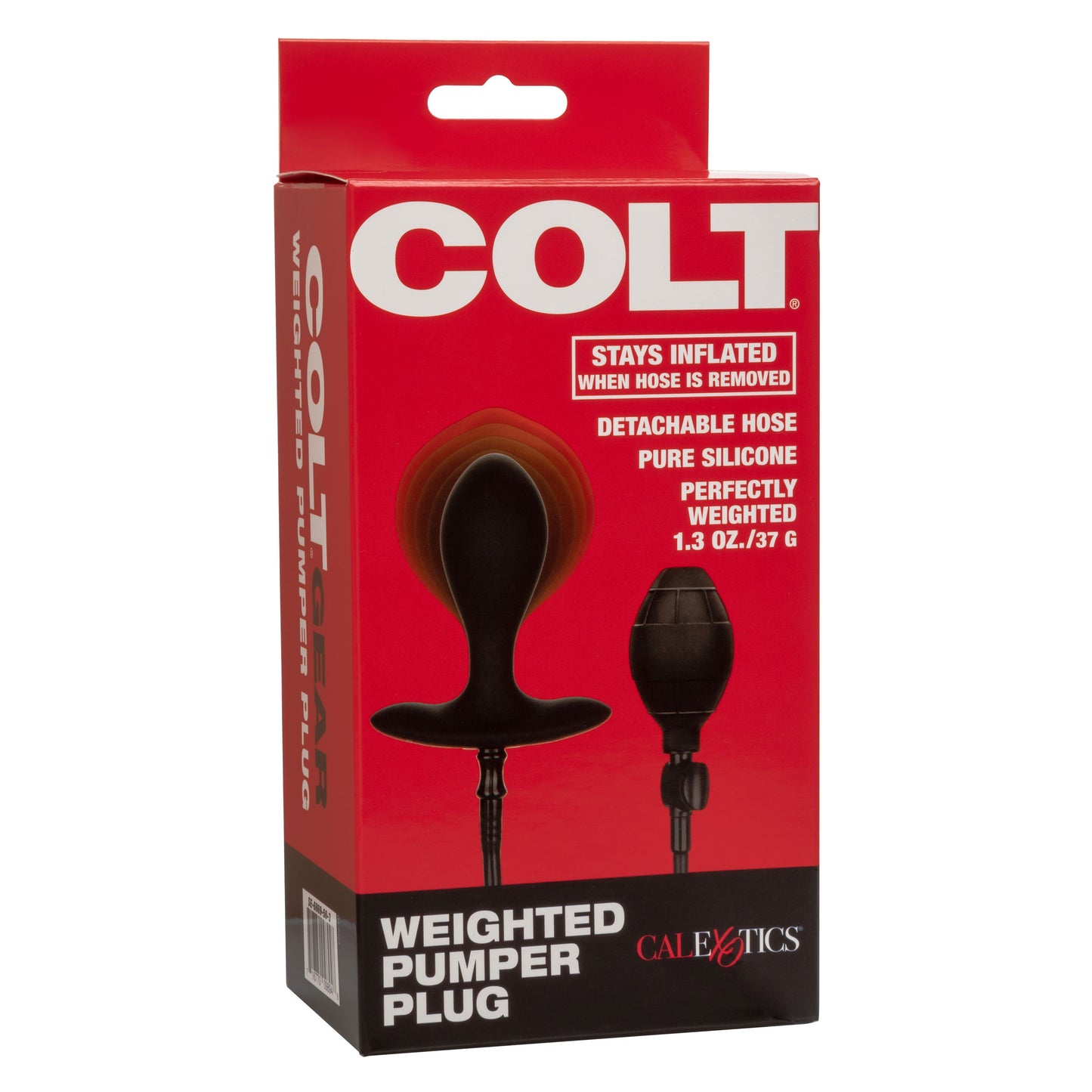 Colt Weighted Pumper Plug – Inflatable Anal Plug for Men