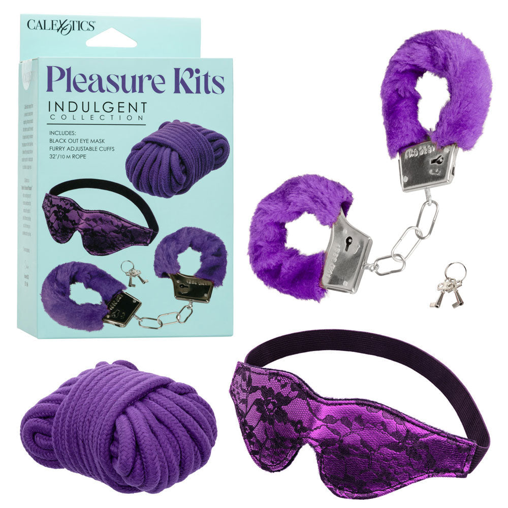 Pleasure Kits Indulgent Collection (Purple) – Luxury Restraint Kit