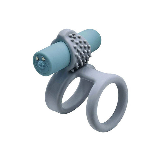 Adam & Eve Rockin Rumbler Enhancers – Rechargeable Silicone Cock Rings Set of 3