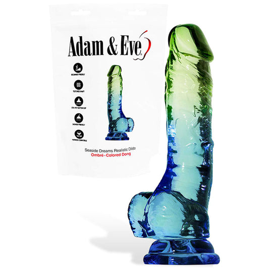 Adam & Eve Sensual Seaside 8.5 Inch Girthy Dildo
