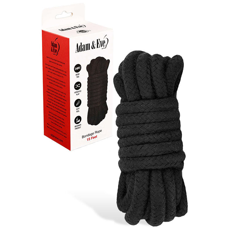 Adam & Eve Bondage Rope 4.5 Metre – Soft Touch Bondage Rope