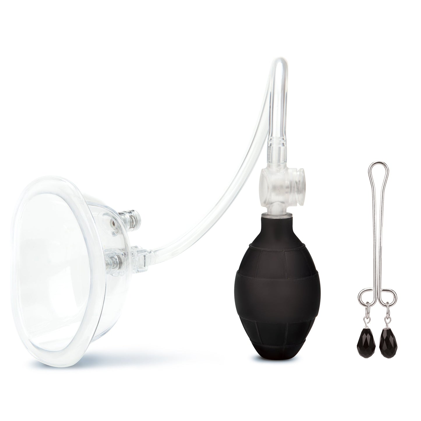Deluxe Lux Fetish Pussy Pump with Clit Clamp