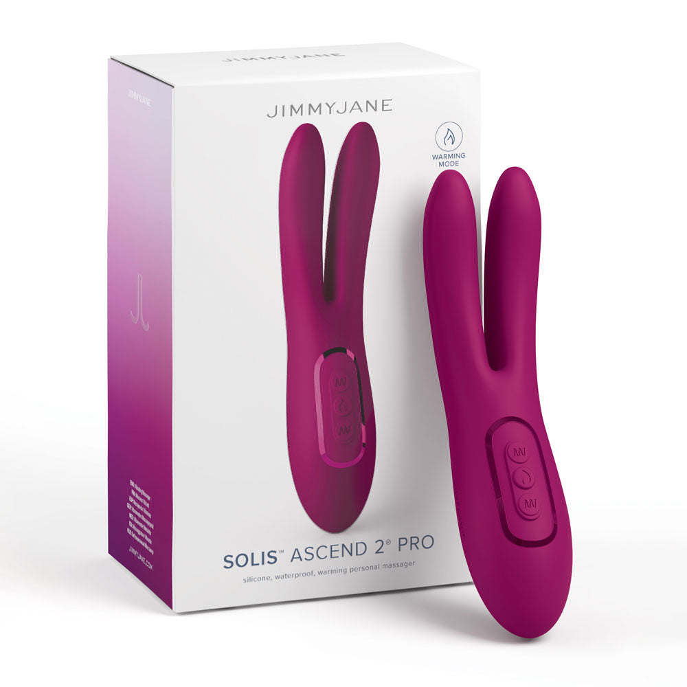 JimmyJane Solis Ascend 2 PRO Purple 16 cm Dual Tip Stimulator