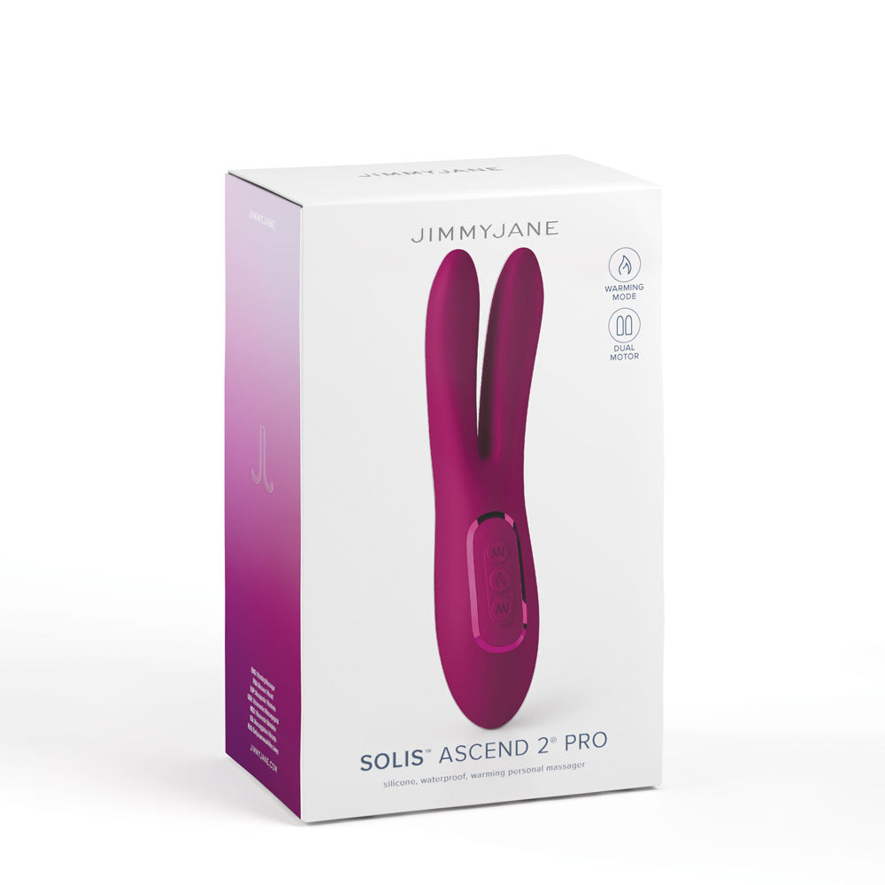 JimmyJane Solis Ascend 2 PRO Purple 16 cm Dual Tip Stimulator