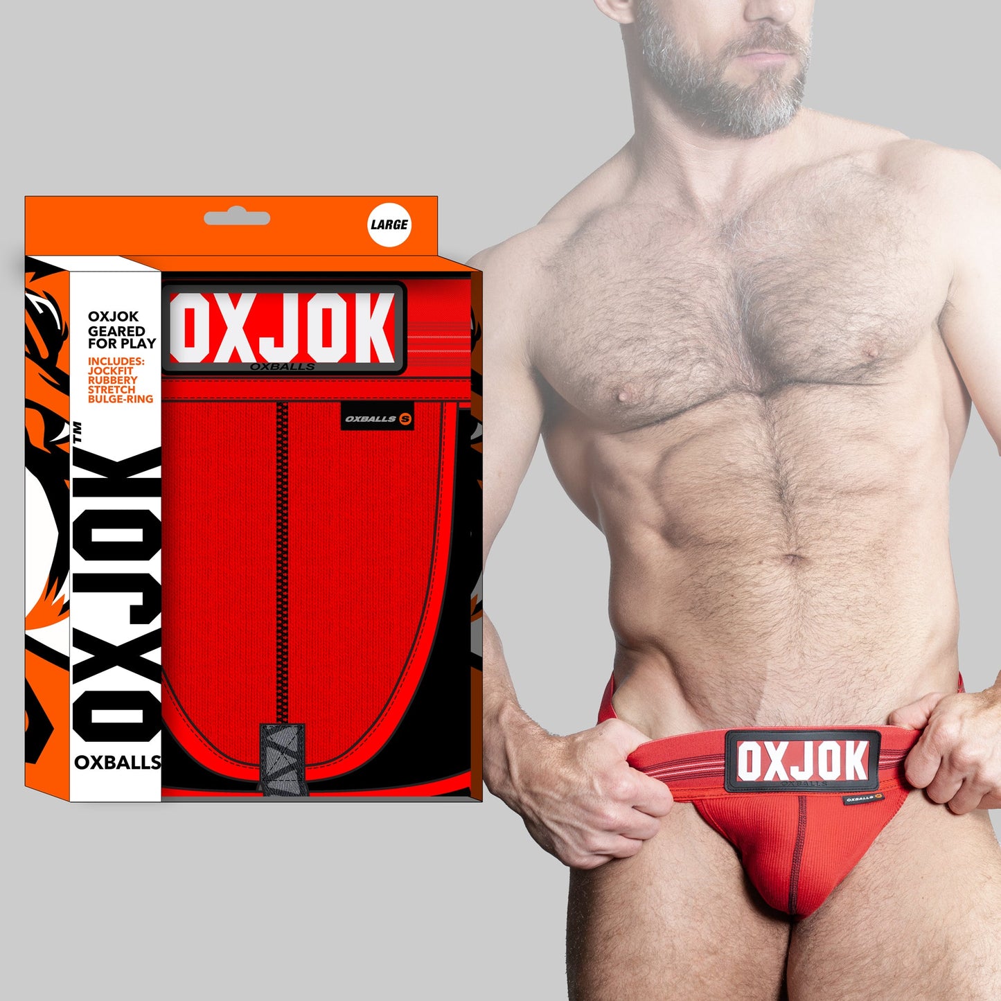 Oxballs Slingjock Upthrust Slider-Strap Jock (Black Iron) – Comfortable Men's Jockstrap