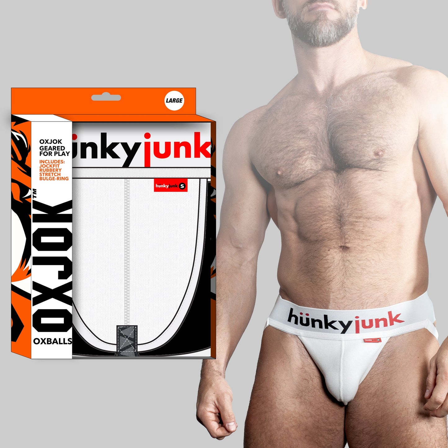 Oxballs Hunker Slider Strap Jock (White Snow) – Strap Jock
