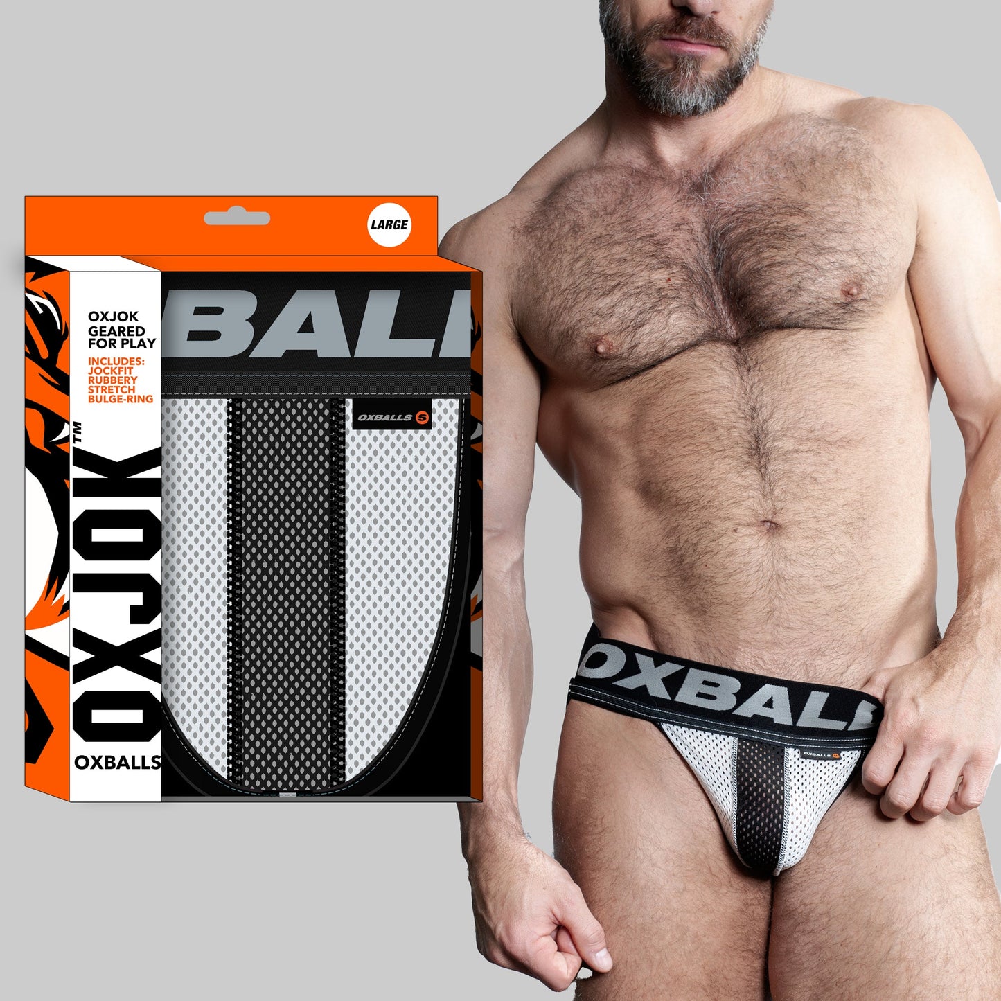 Oxballs Airmesh Swagger (Tar Black) – Comfortable Jockstrap