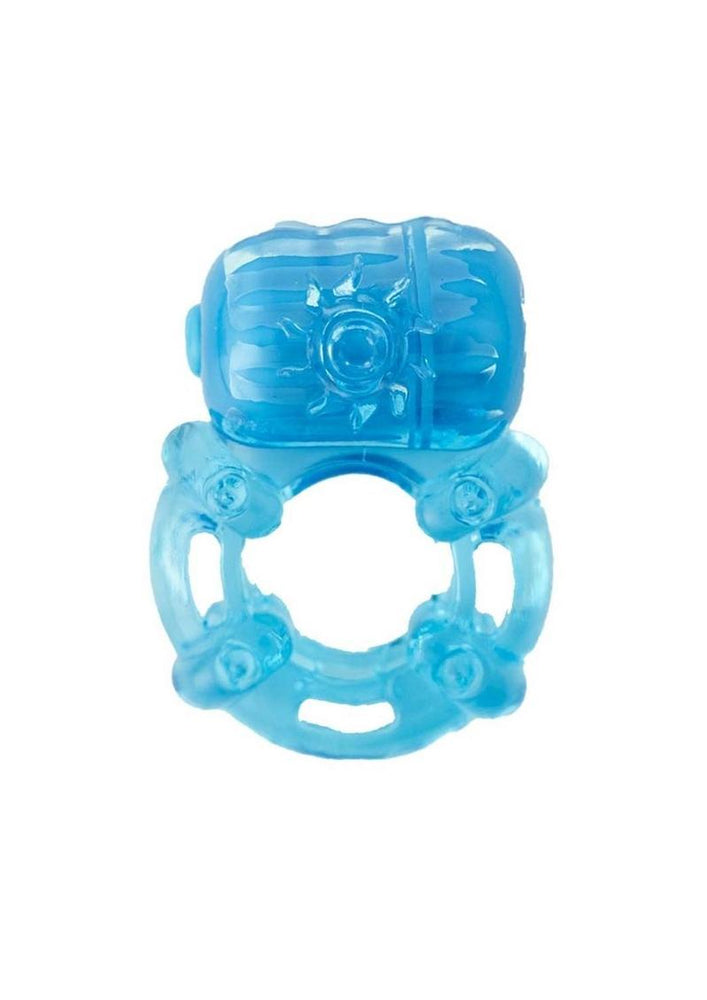 Macho Pulsating Silicone Cock Ring with Seven Vibration Modes