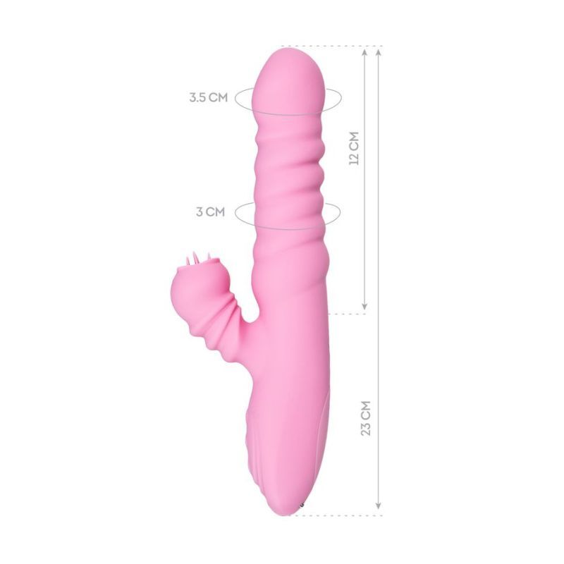 JOS Lixy Heating and Rotating Petal Tickler 7 Inch