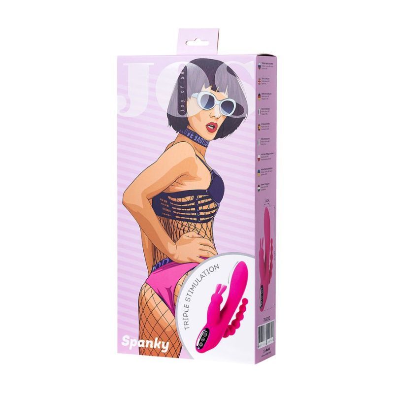 JOS Spanky Triple Stimulator 21CM Soft Silicone Vibrator