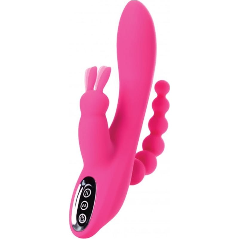 JOS Spanky Triple Stimulator 21CM Soft Silicone Vibrator