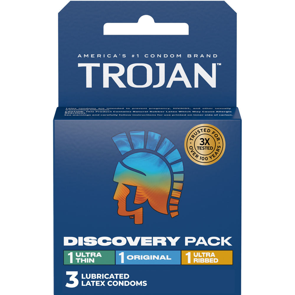 Trojan Discovery Pack 3 Count – Condom Pack