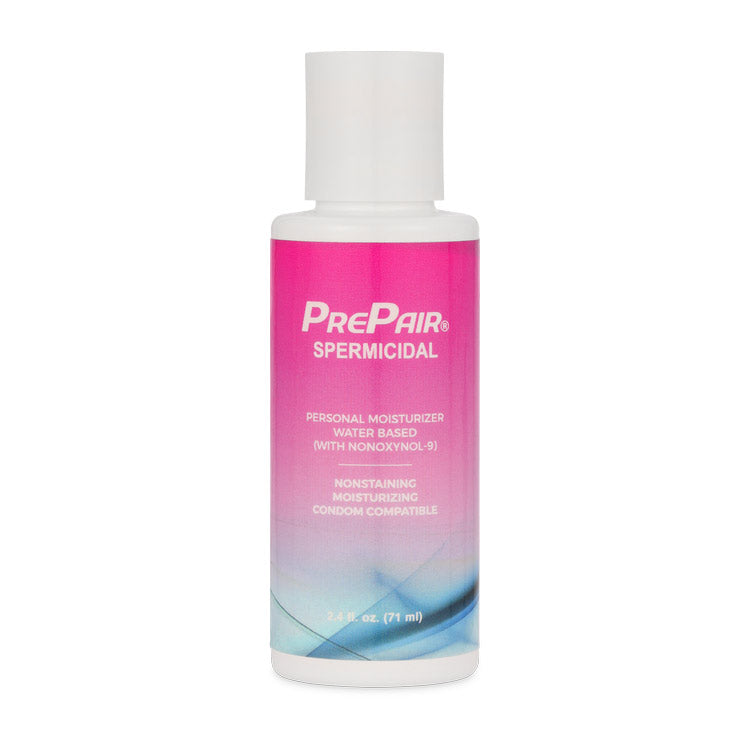 PrePair Spermicidal Water-Based Personal Moisturizer – 2.4oz Lubricant