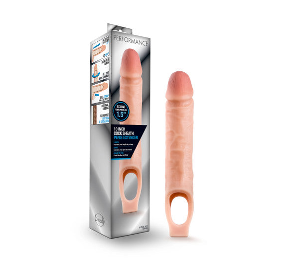 Performance Cock Sheath 10 Inch Penis Extender Sleeve