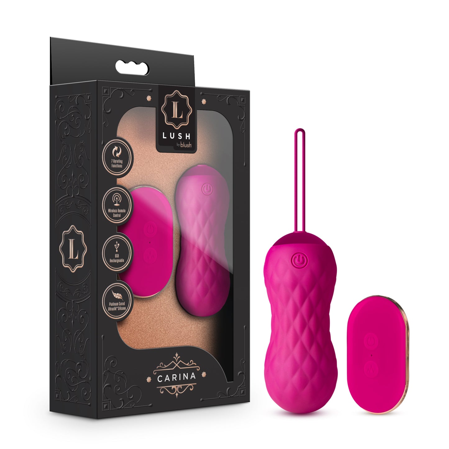Lush Carina – Remote-Controlled Gyrating Vibrating Egg