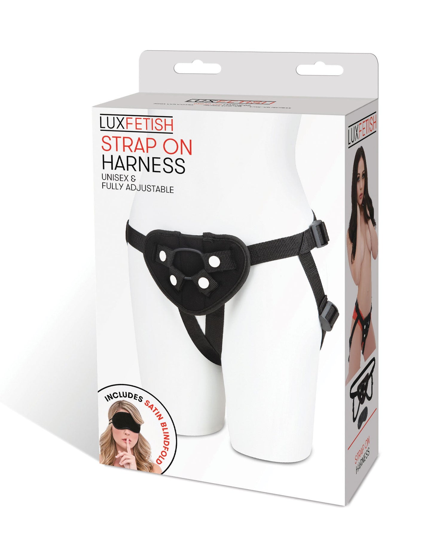 Neoprene Strap-On Harness (Black) – Adjustable Strap-On Harness