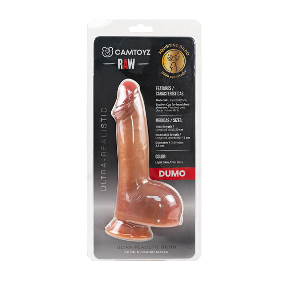 Camtoyz Raw Ultra Realistic Dumo (Brown) – 15cm Insertable Realistic Dildo
