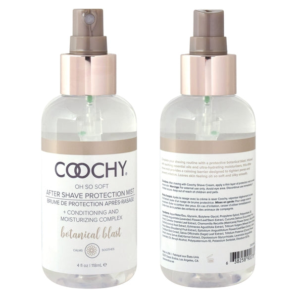Coochy After Shave Protection Mist 4 Oz Soothing Body Mist