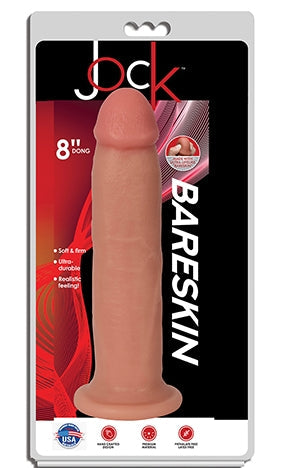 Jock 8 Inch Bareskin Dong No Balls Vanilla