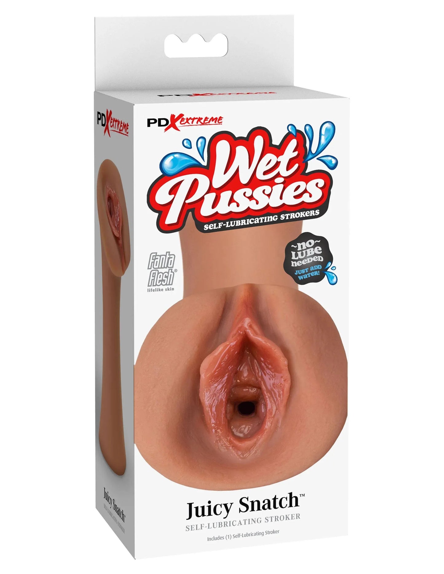 Extreme Wet Pussies Juicy Snatch (Tan) – Self-Lubricating Male Stroker