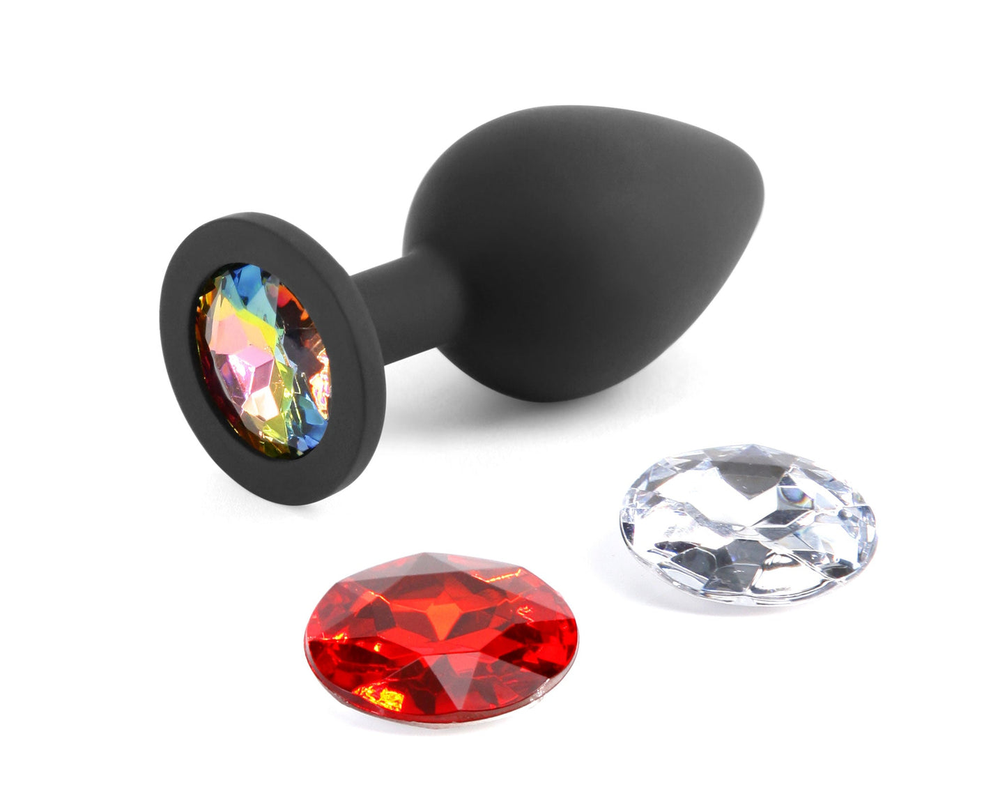 Glams Xchange Medium Butt Plug with Interchangeable Gems