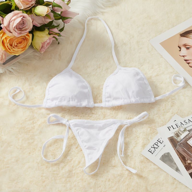 Acmejoy - Elastic Cotton Lingerie for Sex Doll Role Play 3 Colours Available White Lube & Essential