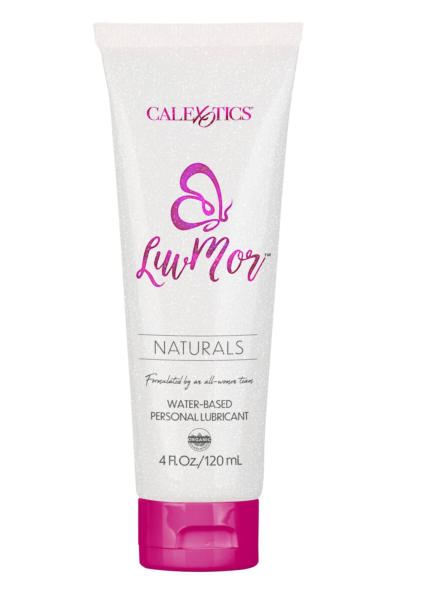 LuvMor Naturals Water-Based Personal Lubricant 4 oz 120ml Hypoallergenic Moisturizing Formula