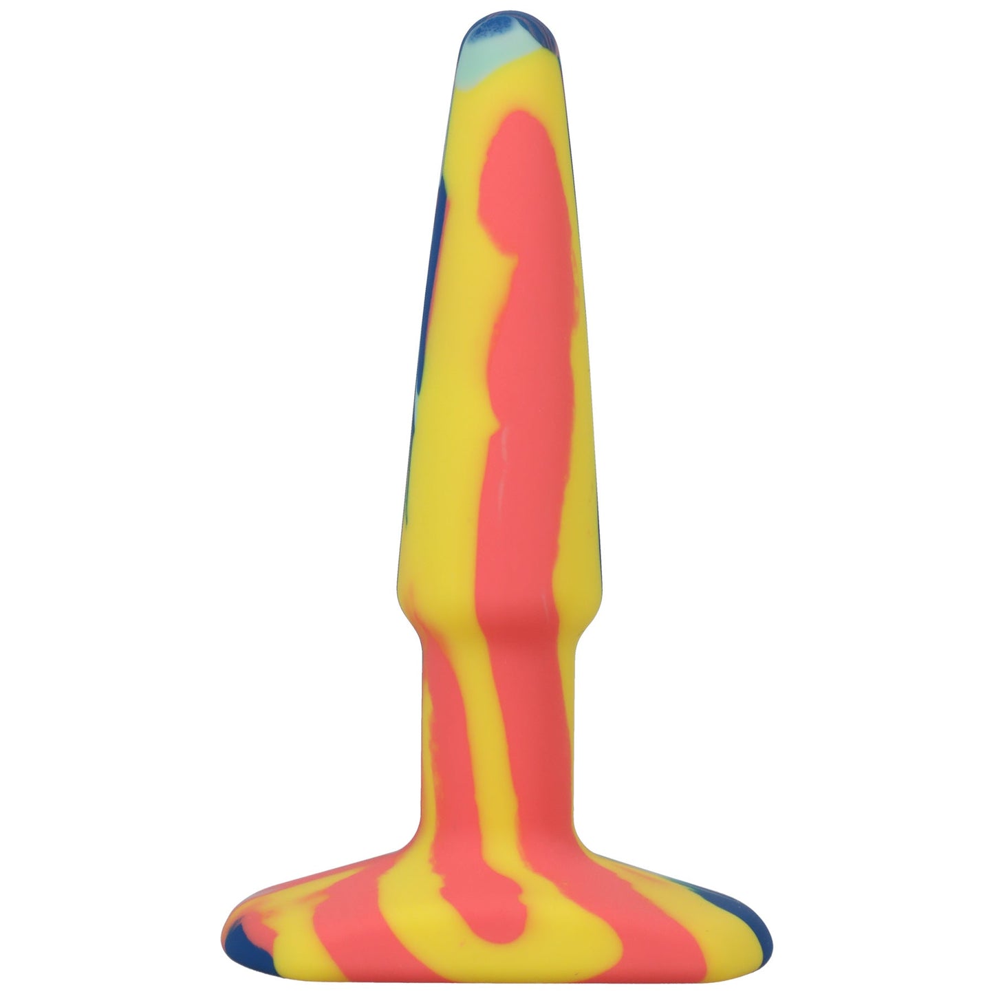 Groovy Silicone Anal Plug 4 Inch Sunrise