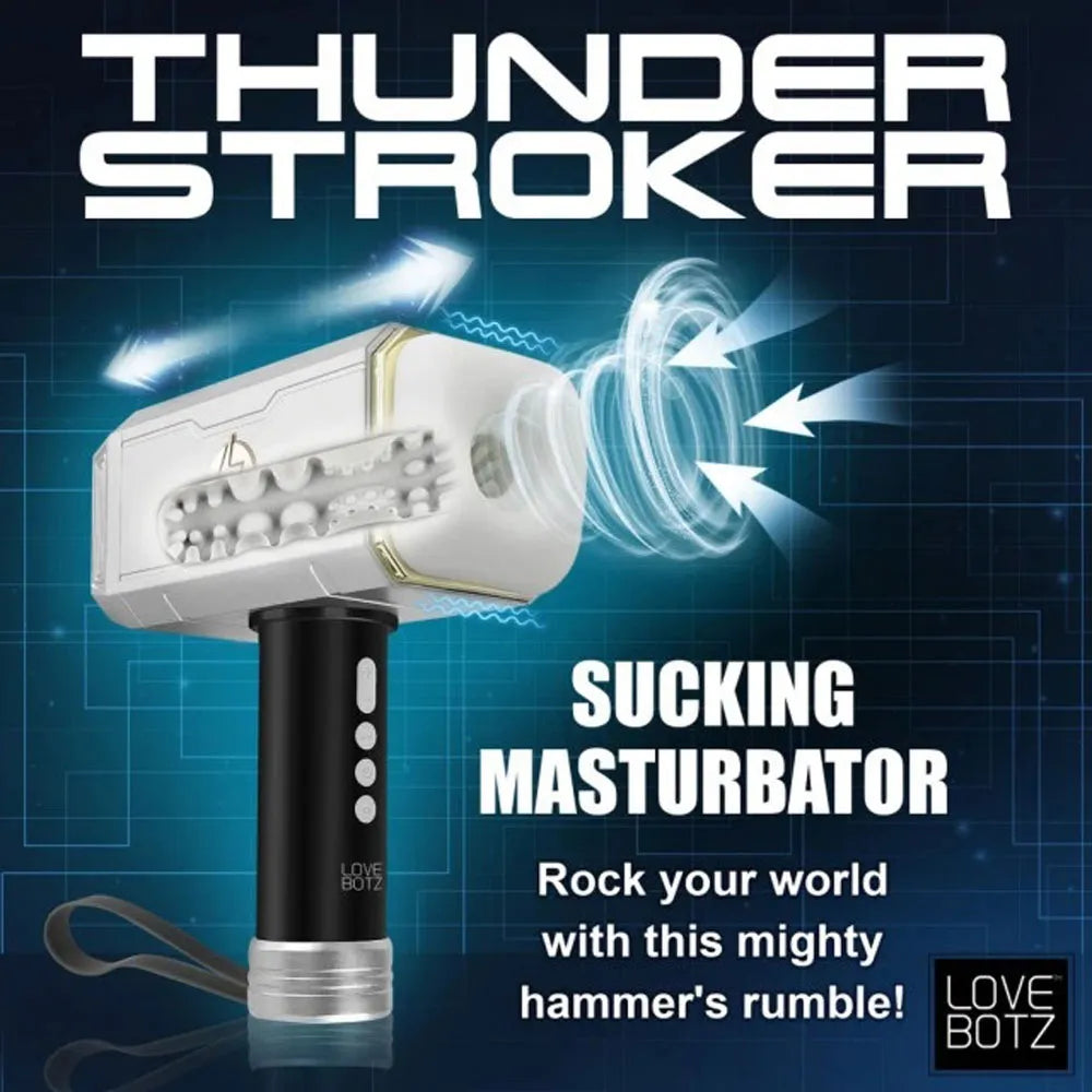 Thunder Stroker (Silver) – Sucking Masturbator