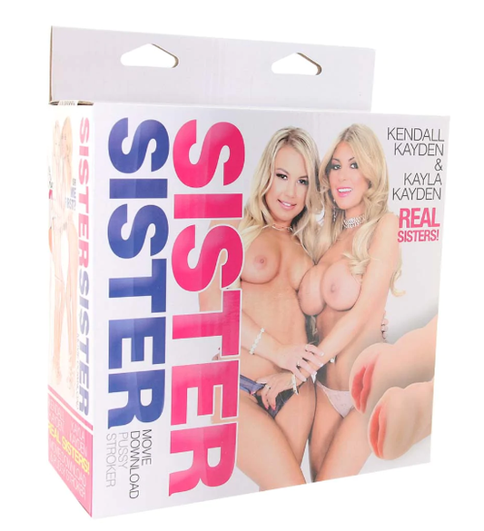 Kayla Kayden and Kendall Kayden Sister Sister Masturbator Set 5 Inch > Sex Toys For Men > Masturbators > Pornstar