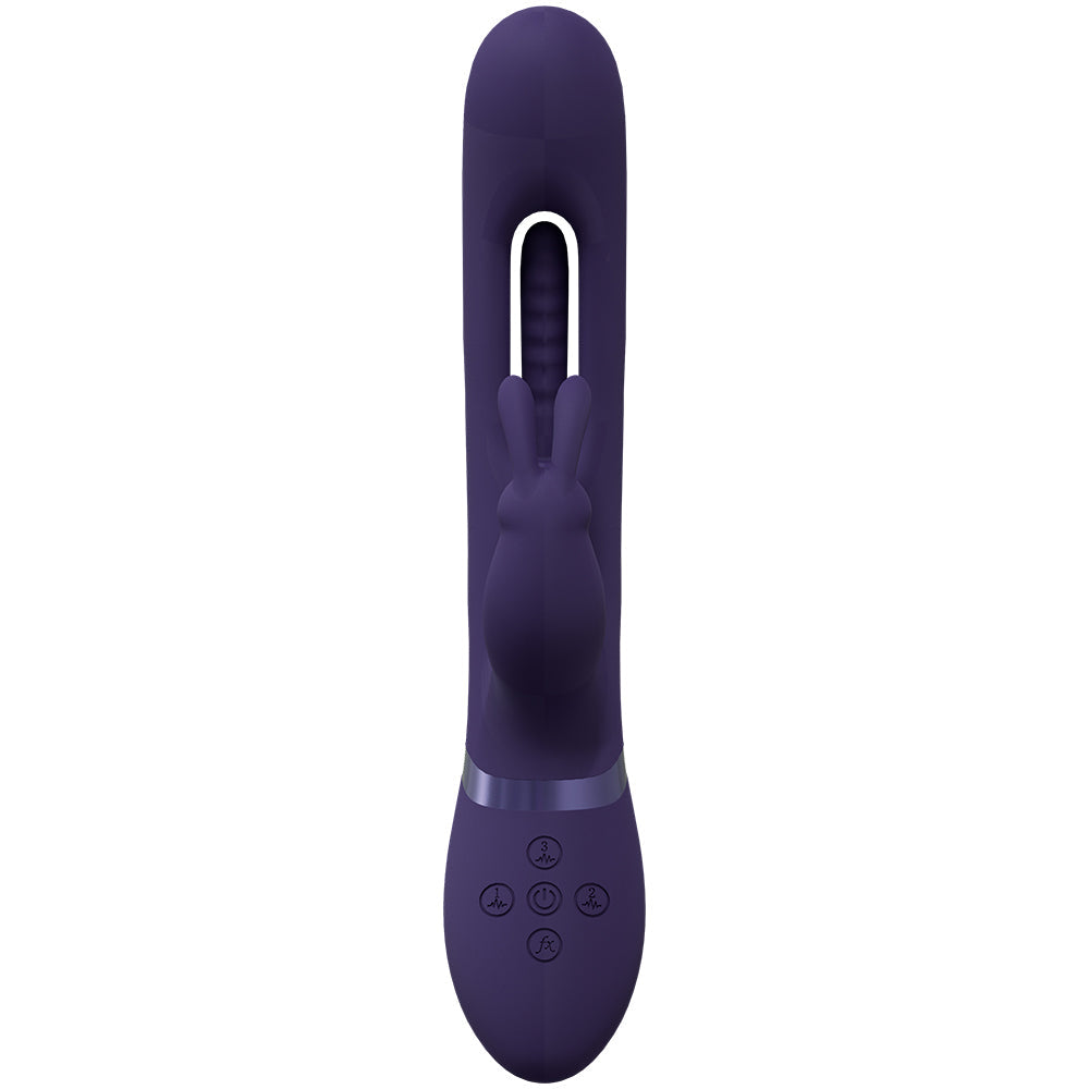 Vive Mika Flapping Tongue Rabbit Vibrator Deep Purple