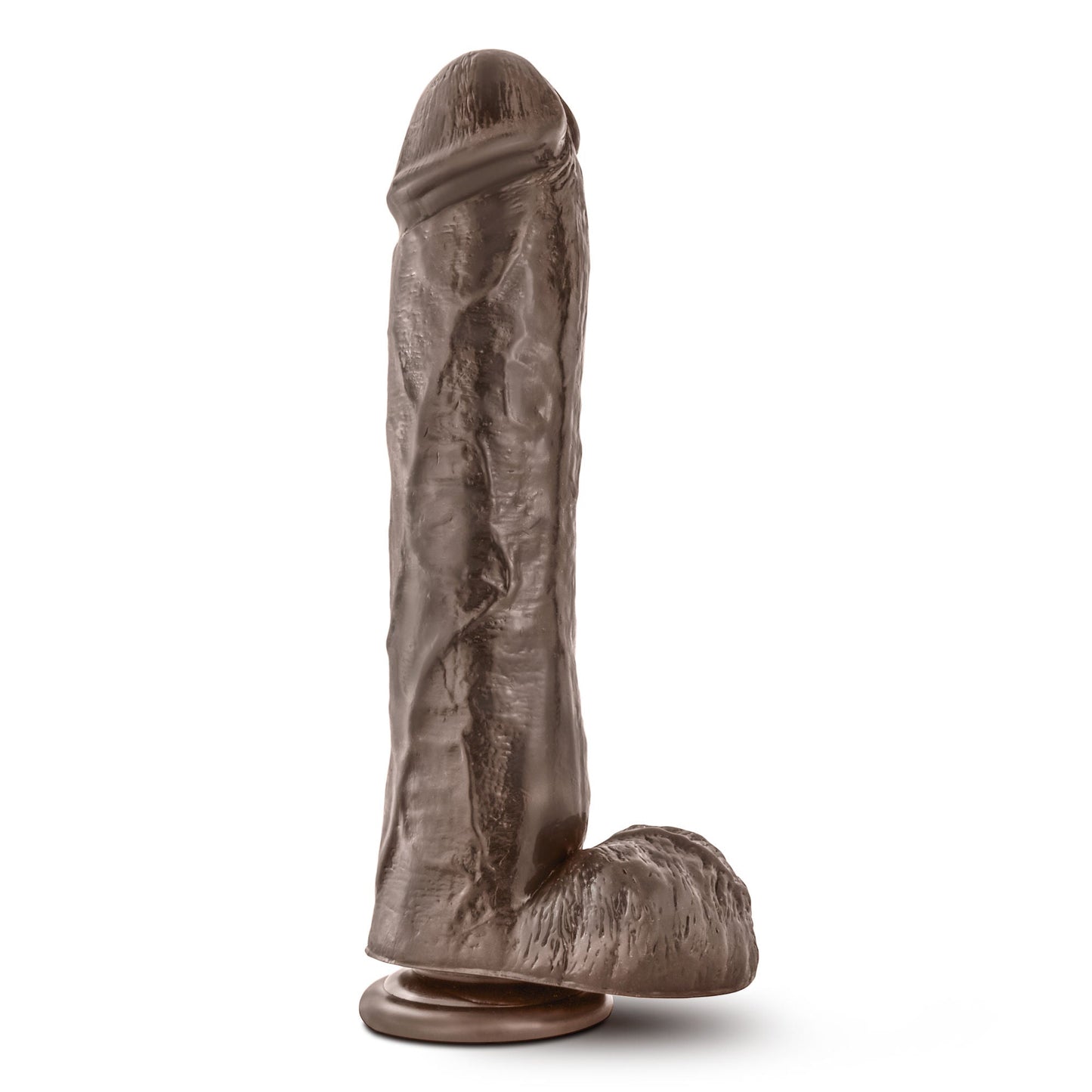 Dr. Skin Mr. Savage (Chocolate) – 11.5 Inch Dildo with Suction Cup