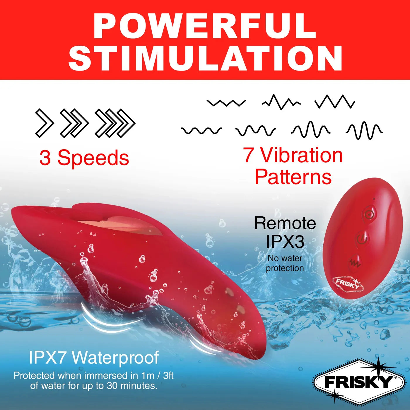 Love Connection Silicone Panty Vibe (Red) – Remote-Controlled Panty Vibrator