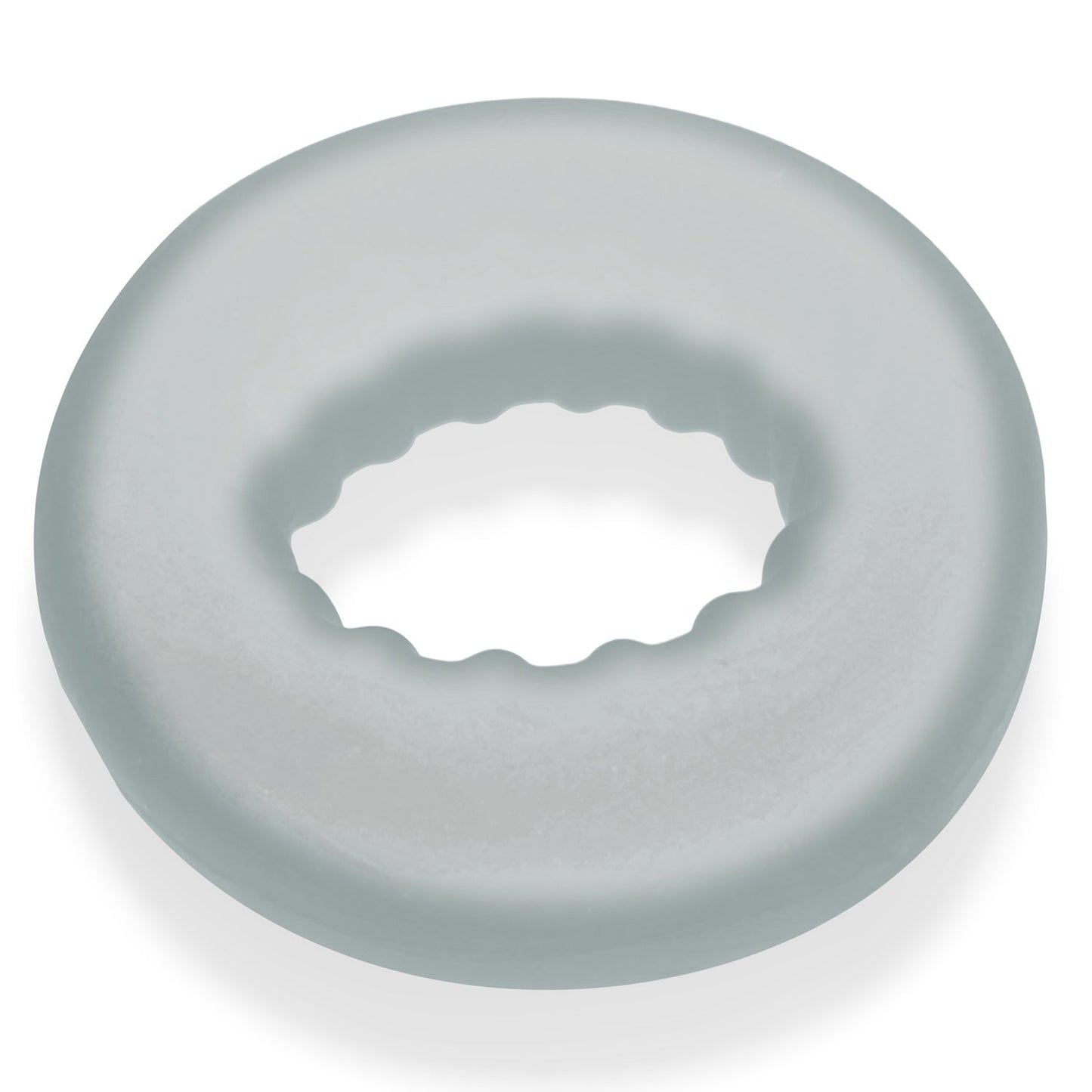 Oxballs Axis Inner Ribbed Griphold Cockring Clear Ice Edition