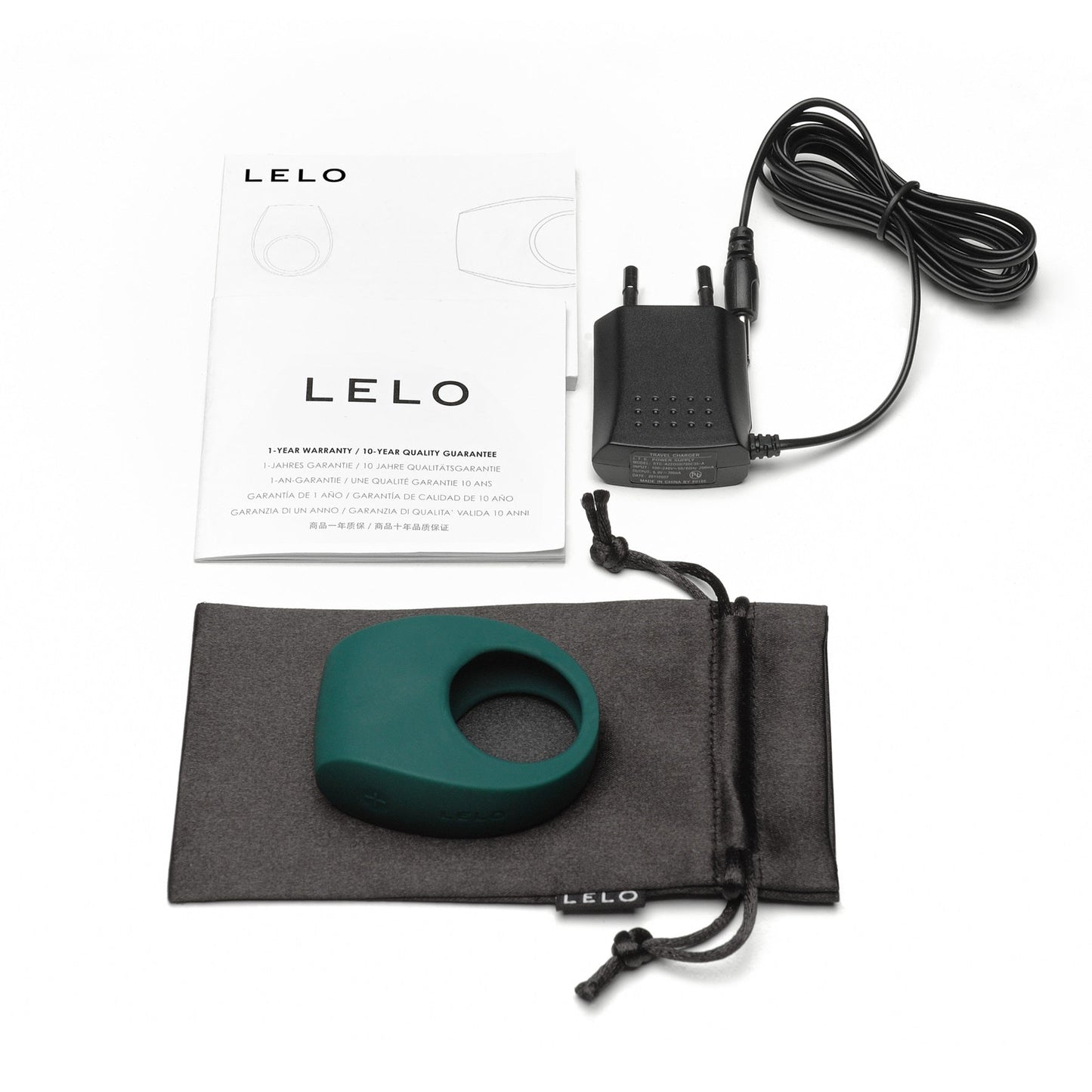Lelo Tor 2 – Waterproof Rechargeable Couples Ring - Deep Green