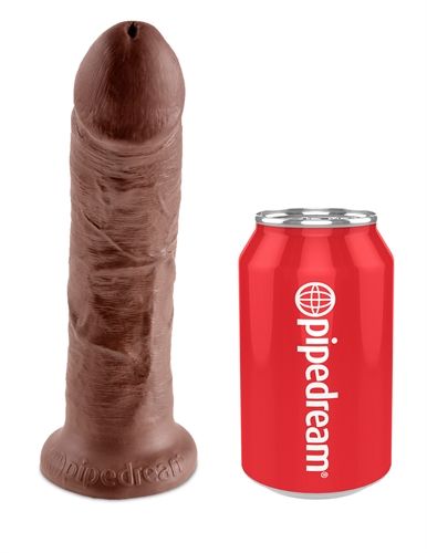 King Cock Realistic Strap-On Harness with 8 Inch Brown Cock