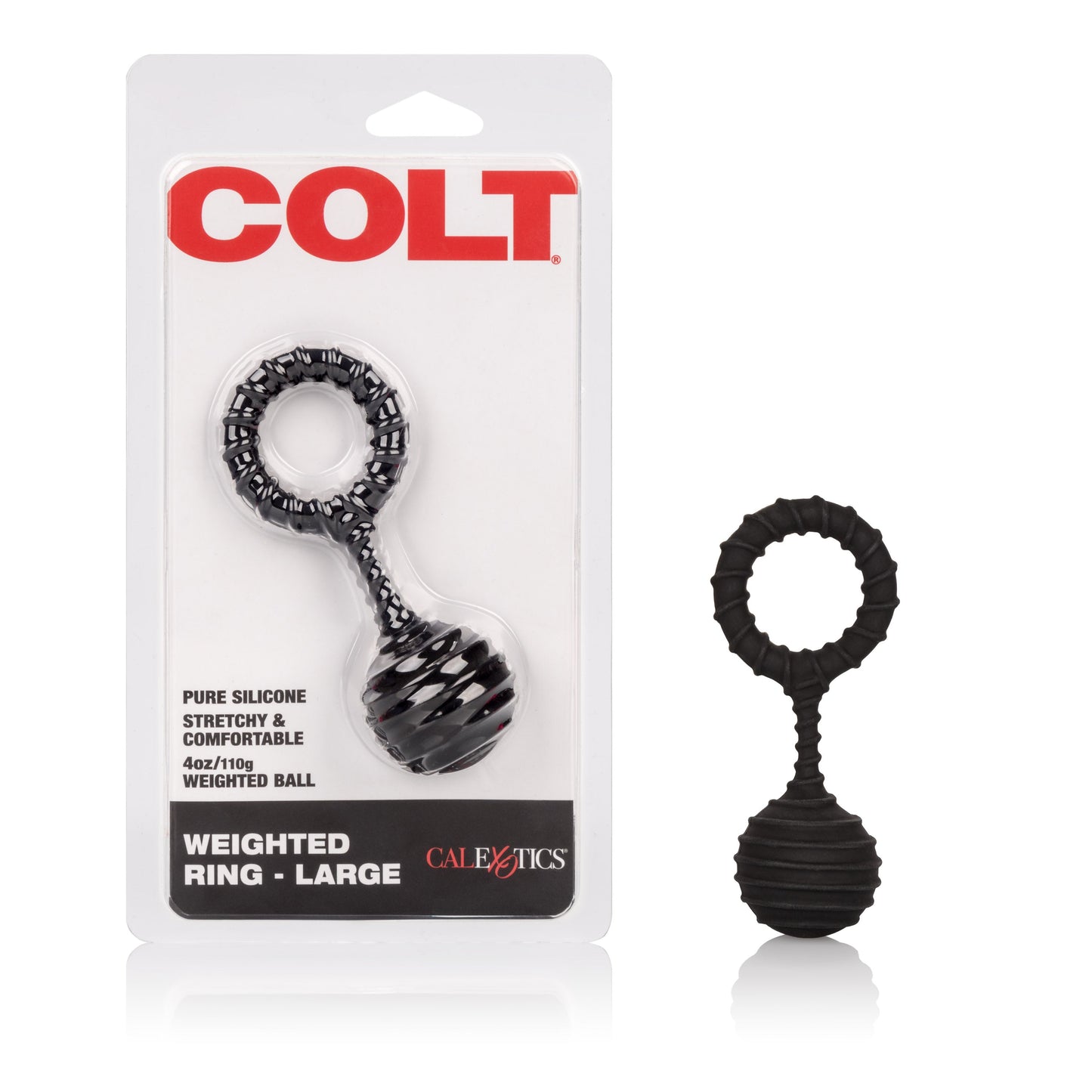 Colt Large Weighted Silicone Ring – Stretchy Textured Pleasure Ring
