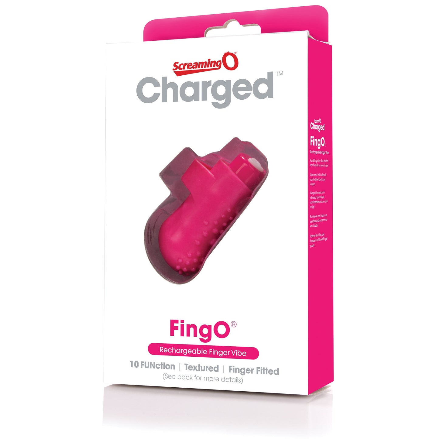Charged Fing O – Rechargeable Mini Finger Vibrator with Vooom Technology