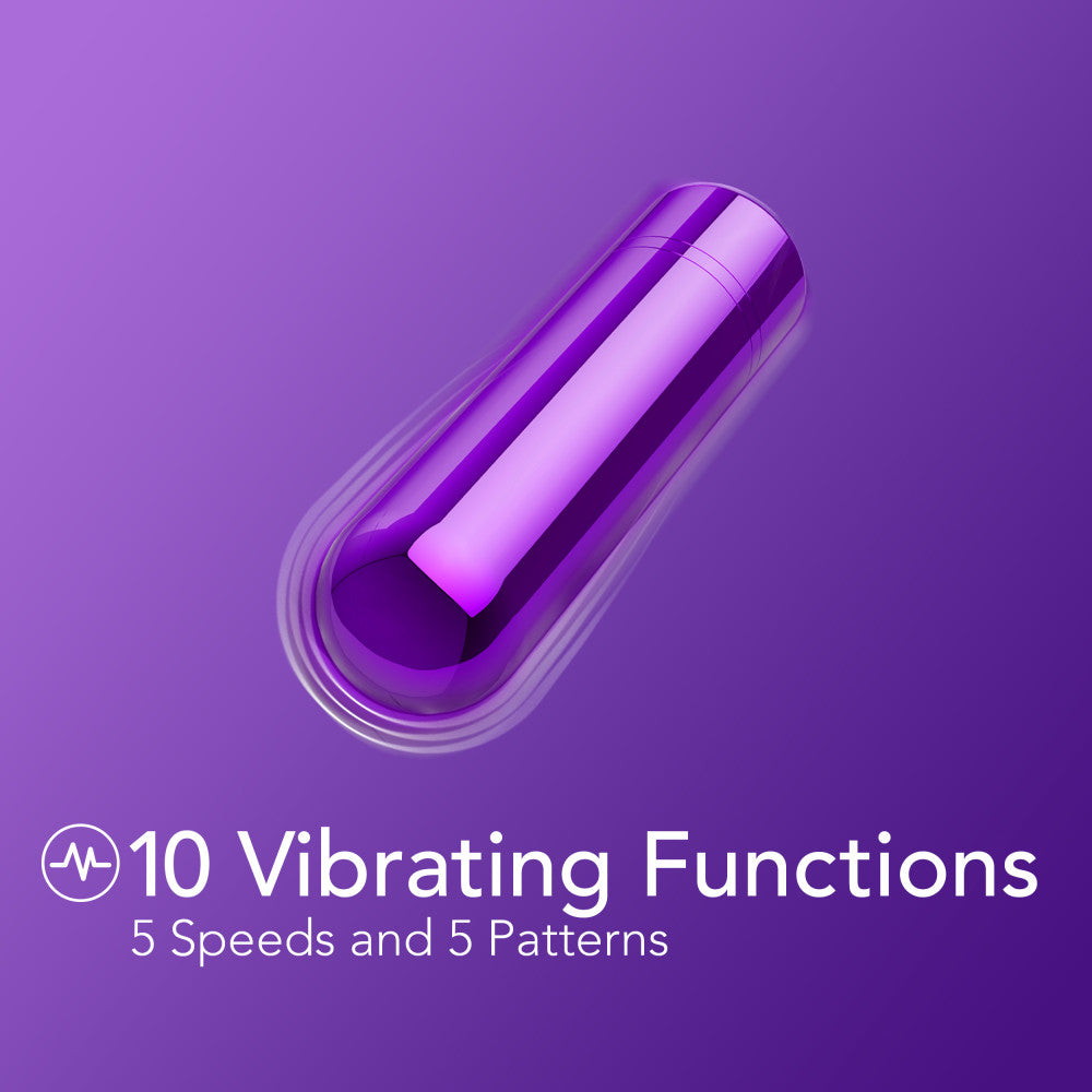 Kool Vibes Mini Bullet Vibrator Grape