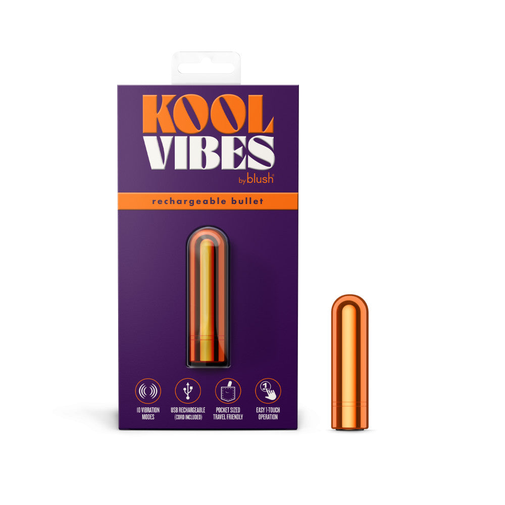 Kool Vibes Mini Bullet in Tangerine Orange