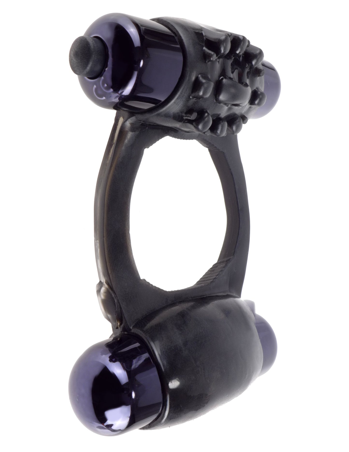 Fantasy C-Ringz Duo Vibrating Super Ring (Black) – Powerful Vibrating Ring for Men