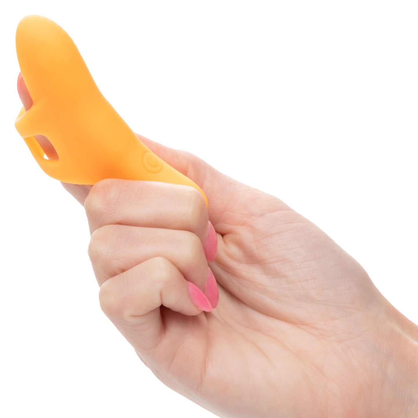 Neon Vibes The Pleasure Vibe (Orange) – Rechargeable Ergonomic Finger Vibrator with 10 Functions
